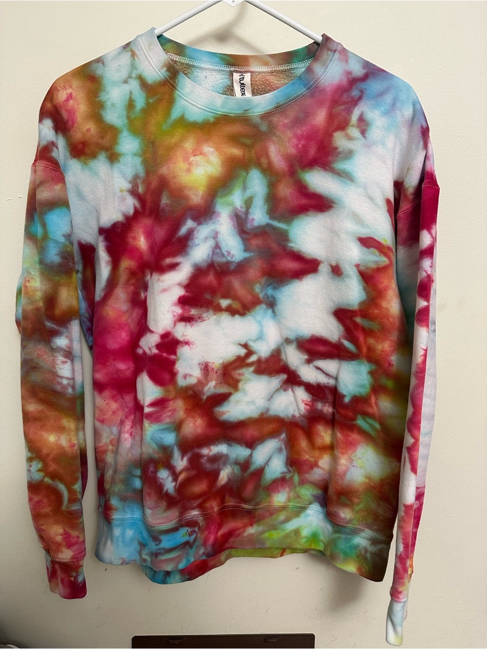 Tie-Dye Crewneck Sweater - Multicolor
